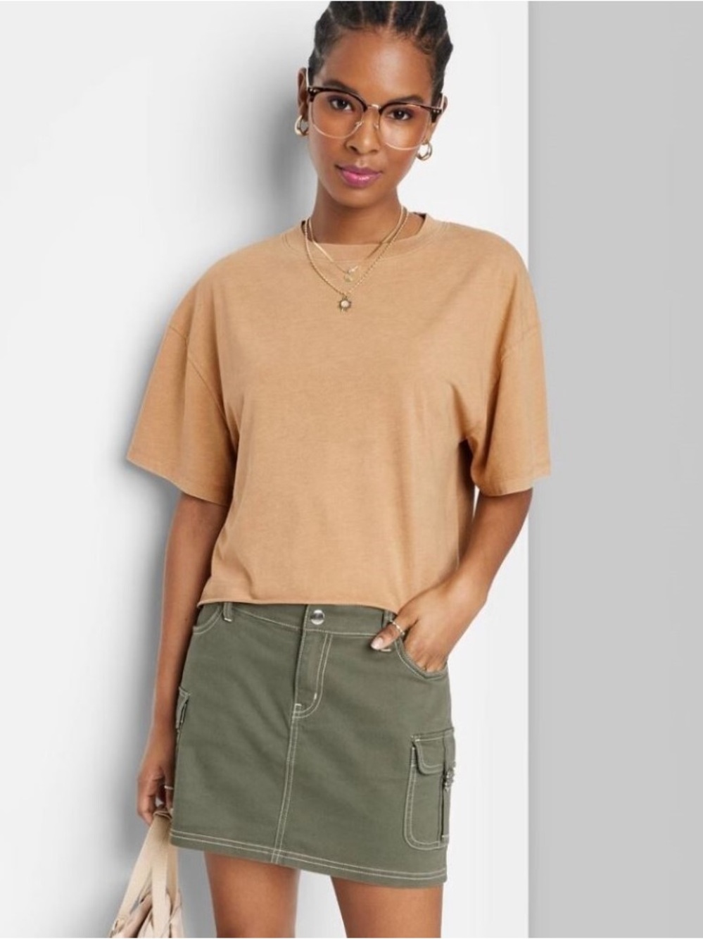 LIKE NEW WILD FABLE OVERSIZED CROP, XXL